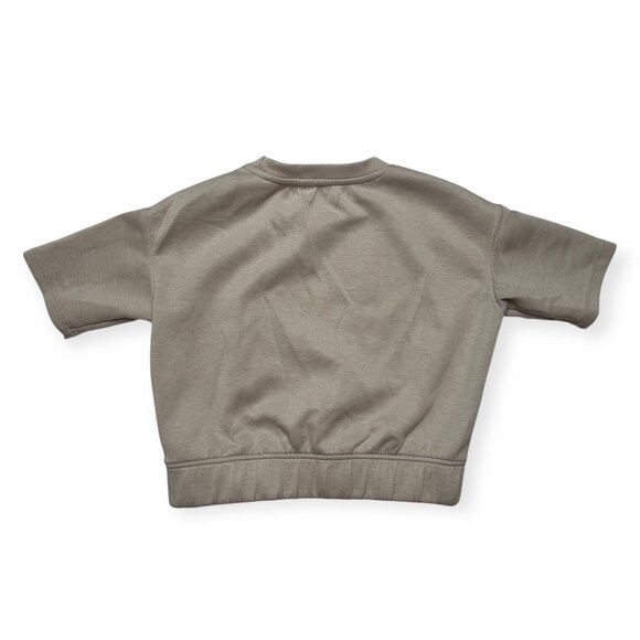 Yogalicious Girls Scuba Lanston Crew Neck Top in Tan - Picture 2 of 6